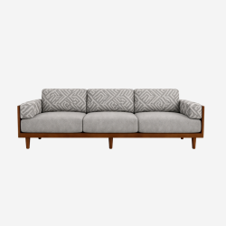 Japandi motif sofa 3 seater - Helloilmare